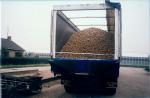 Sàn Trượt Tự Đổ Gắn Container - Chở Wood chips, Gỗ Dăm Bào, Mùn Cưa